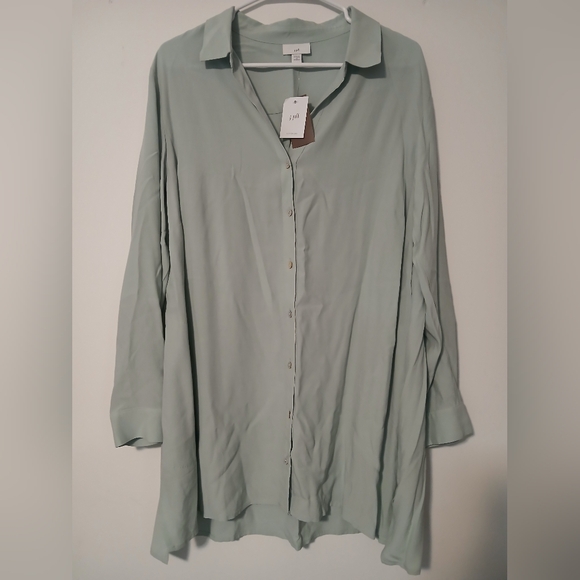 NWT Womens J.Jill button down blouse - Picture 1 of 9